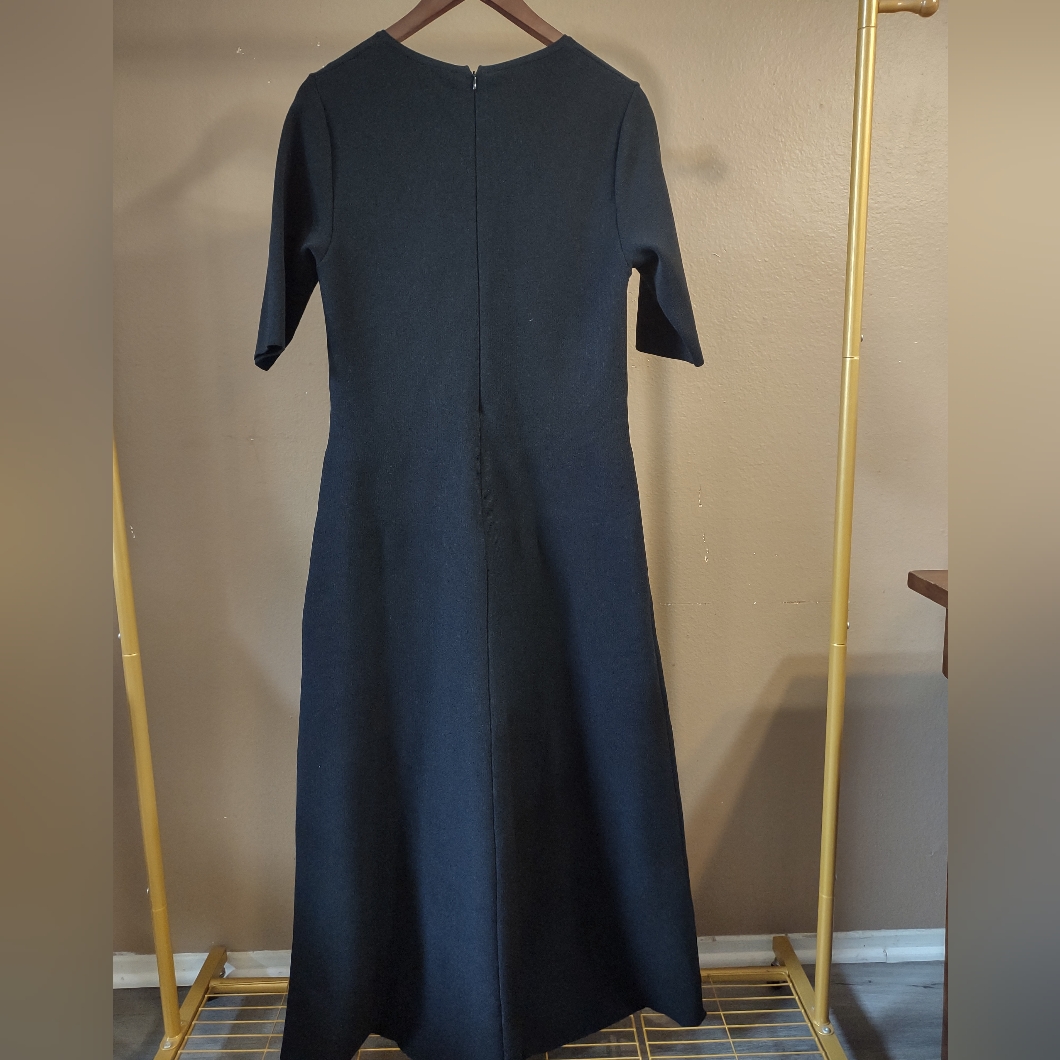 Casasola Classic Black A-Line Knit Dress Nwt — image 6 of 8
